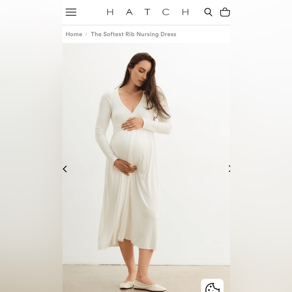Hatch Softest Rib Maternity Dress